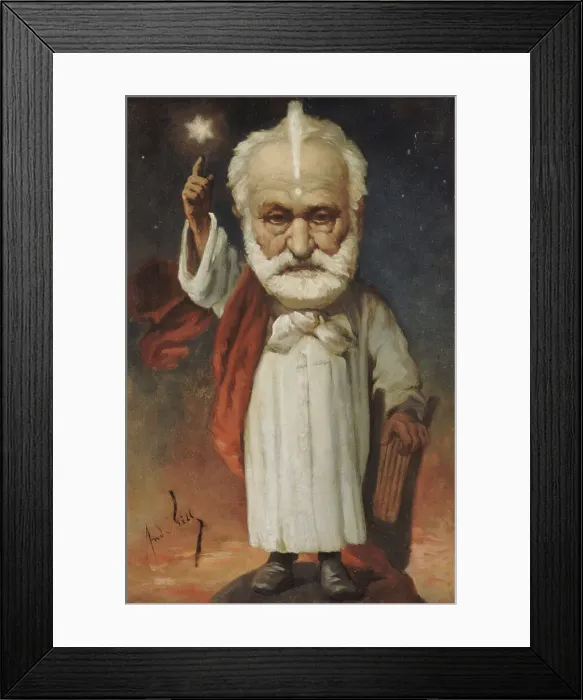 Framed Print : Victor Hugo. Creator: Andre Gill Framed Print : Victor Hugo. Creator: Andre Gill