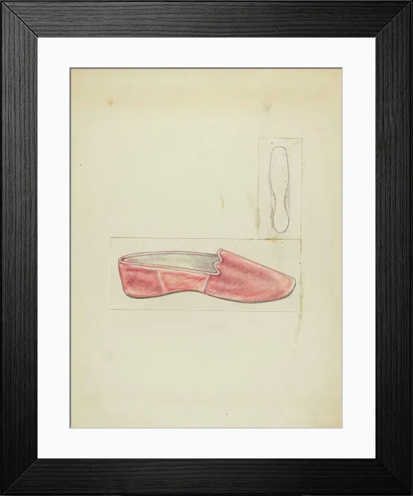 Framed Print : Velvet Slipper, c. 1940. Creator: Melita Hofmann Framed Print : Velvet Slipper, c. 1940. Creator: Melita Hofmann