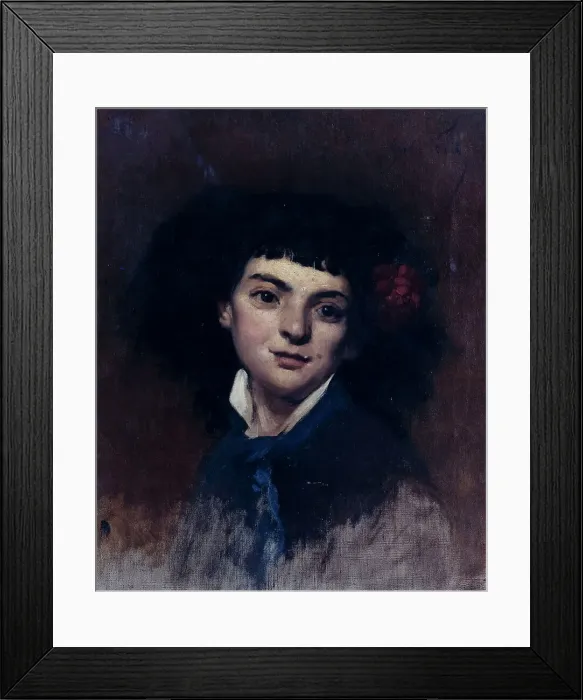 Framed Print : Portrait of a woman. Creator: Andre Gill Framed Print : Portrait of a woman. Creator: Andre Gill