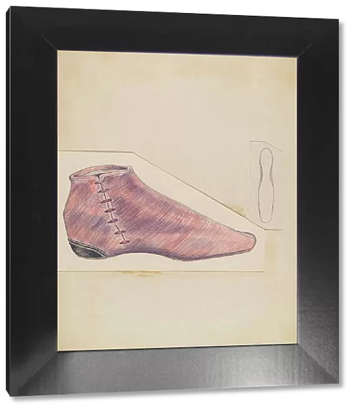 Woman's Shoe, 1935 / 1942. Creator: Melita Hofmann