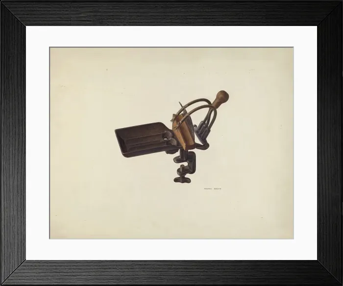 Framed Print : Cherry Pitter, 1935 / 1942. Creator: Wayne White