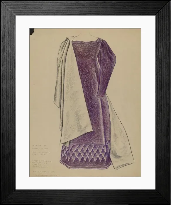 Framed Print : Dress, c. 1936. Creator: Melita Hofmann Framed Print : Dress, c. 1936. Creator: Melita Hofmann
