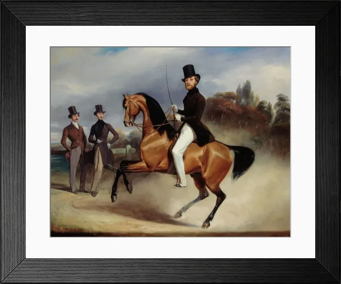 Framed Print : The Count of Lancosme-Breves, 1840. Creator: Pierre Francois Eugene Giraud Framed Print : The Count of Lancosme-Breves, 1840. Creator: Pierre Francois Eugene Giraud
