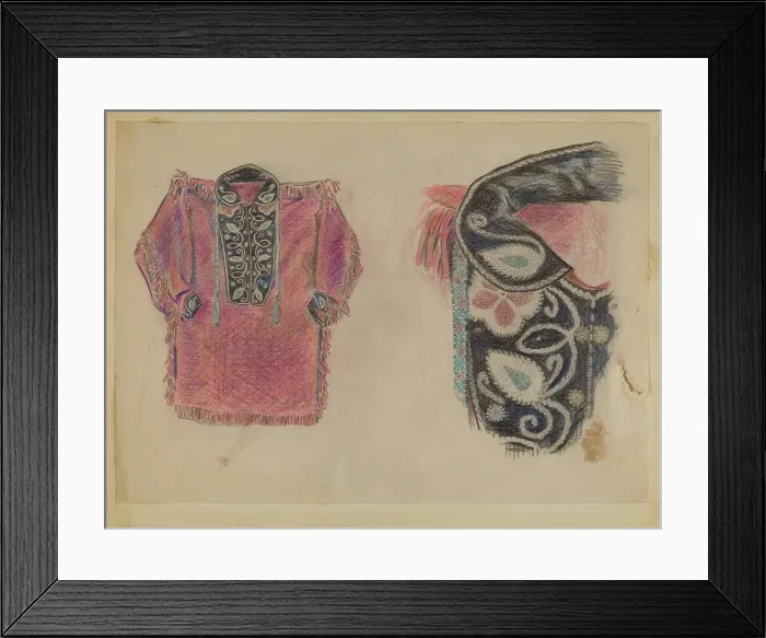 Framed Print : Beadwork Coat, 1935 / 1942. Creator: Melita Hofmann Framed Print : Beadwork Coat, 1935 / 1942. Creator: Melita Hofmann
