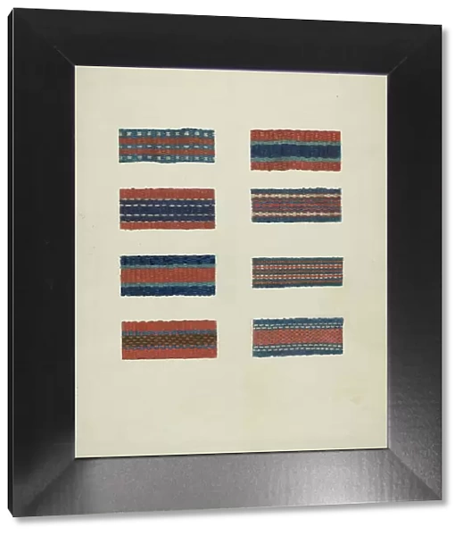 Shaker Wool Braids, c. 1941. Creator: Edward D. Williams