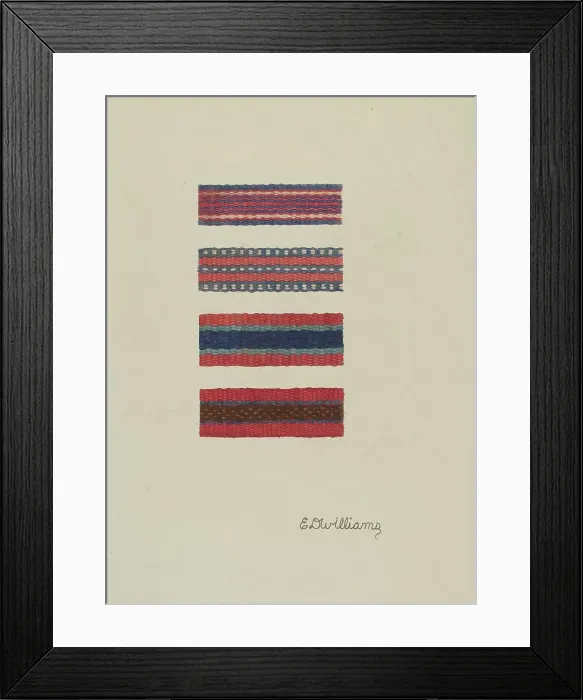 Framed Print : Shaker Chair Braids, 1935 / 1942. Creator: Edward D. Williams Framed Print : Shaker Chair Braids, 1935 / 1942. Creator: Edward D. Williams
