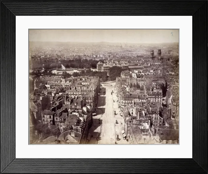 Framed Print : Panoramic view of the Pantheon, 5th arrondissement, Paris, between 1862 and 1905. Creator: Pierre Emonds