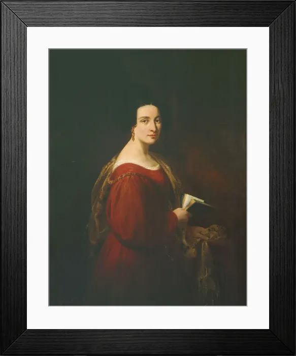 Framed Print : Louise Bechet, c1840. Creator: Eugene Goyet