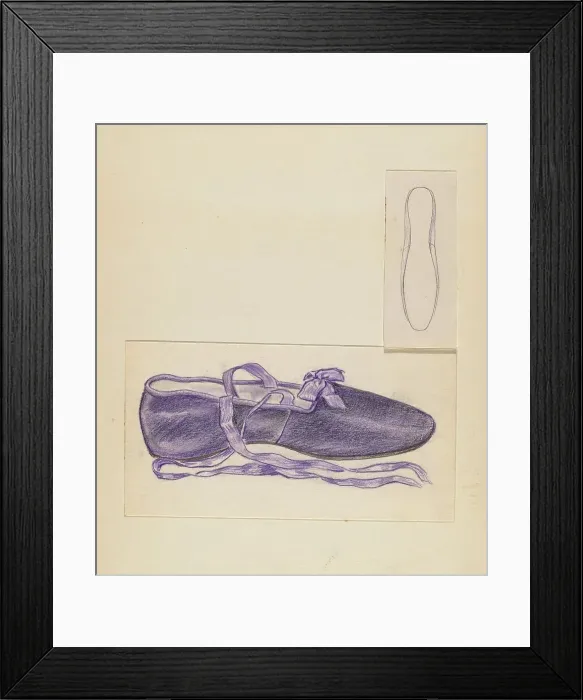 Framed Print : Slipper, 1935 / 1942. Creator: Melita Hofmann Framed Print : Slipper, 1935 / 1942. Creator: Melita Hofmann