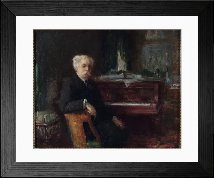 Framed Print : Portrait of Gabriel Fauré (1845-1924), composer, c1906. Creator: Henry Farre Framed Print : Portrait of Gabriel Fauré (1845-1924), composer, c1906. Creator: Henry Farre