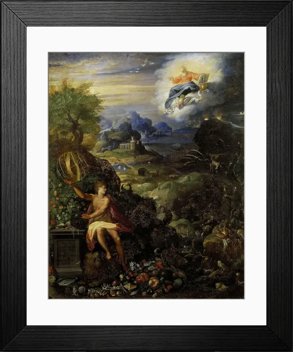 Framed Print : Allegory of the Creation, ca 1585. Creator: Zucchi, Jacopo (c. 1541-c. 1590) Framed Print : Allegory of the Creation, ca 1585. Creator: Zucchi, Jacopo (c. 1541-c. 1590)