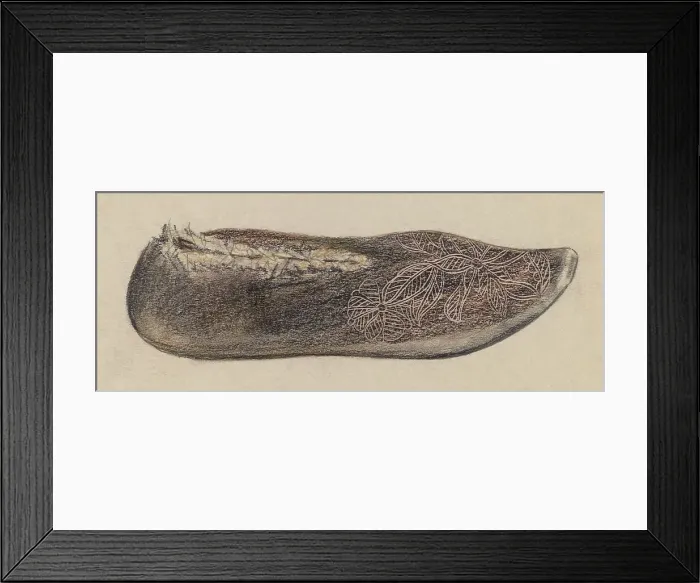 Framed Print : Shoe, 1935 / 1942. Creator: Melita Hofmann
