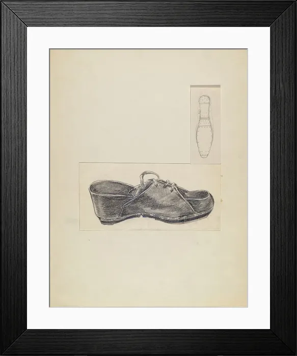 Framed Print : Shoe, 1935 / 1942. Creator: Melita Hofmann Framed Print : Shoe, 1935 / 1942. Creator: Melita Hofmann