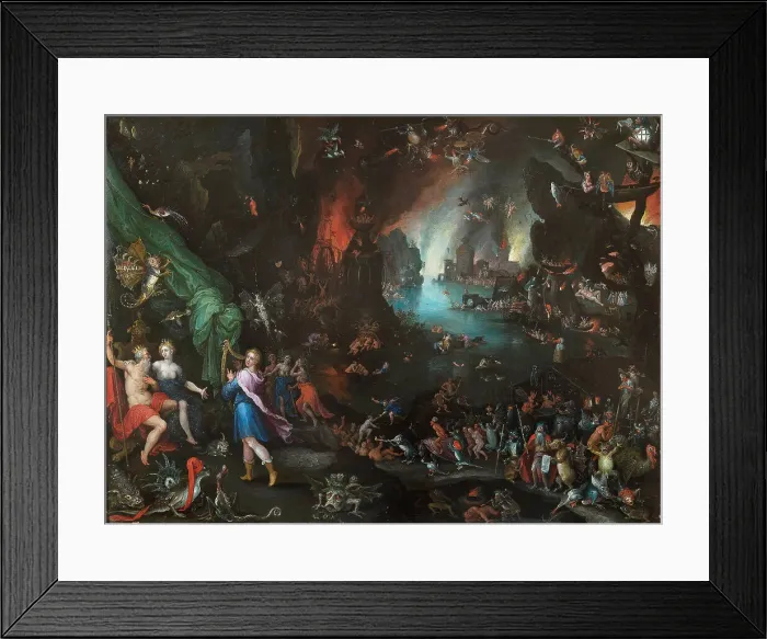 Framed Print : Orpheus Playing to Pluto and Persephone in the Underworld, ca 1594. Creator: Brueghel, Jan, the Elder (1568-1625) Framed Print : Orpheus Playing to Pluto and Persephone in the Underworld, ca 1594. Creator: Brueghel, Jan, the Elder (1568-1625)