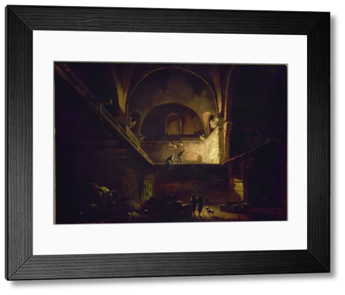 Framed Print : The cooper of Palais des Thermes de Julien, around 1800, c1800. Creator: Francesco Fidanza Framed Print : The cooper of Palais des Thermes de Julien, around 1800, c1800. Creator: Francesco Fidanza