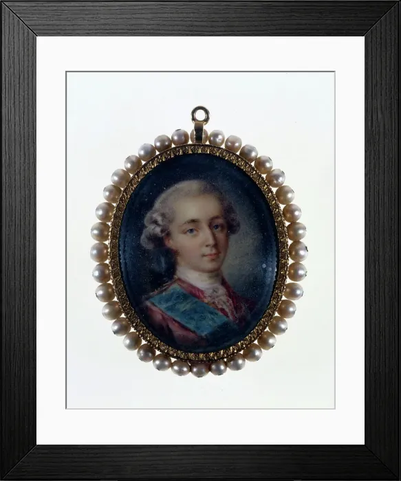 Framed Print : Portrait of Louis-Auguste, Dauphin of France, future Louis XVI, c1769. Creator: Peter Adolf Hall Framed Print : Portrait of Louis-Auguste, Dauphin of France, future Louis XVI, c1769. Creator: Peter Adolf Hall