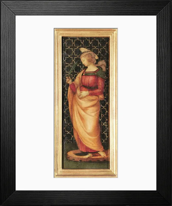 Framed Print : Saint Catherine of Alexandria, c. 1502-1503. Creator: Raphael (Raffaello Sanzio da Urbino) (1483-1520) Framed Print : Saint Catherine of Alexandria, c. 1502-1503. Creator: Raphael (Raffaello Sanzio da Urbino) (1483-1520)