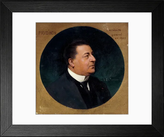 Framed Print : Portrait of Charles Prud'hon (1843-1930), member of the Comédie-Française, between 1901 and 1913. Creator: Louis Edouard Paul Fournier Framed Print : Portrait of Charles Prud'hon (1843-1930), member of the Comédie-Française, between 1901 and 1913. Creator: Louis Edouard Paul Fournier