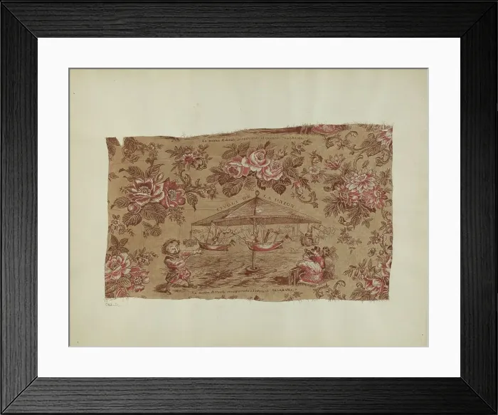 Framed Print : Printed Cotton, c. 1940. Creator: Charlotte Winter Framed Print : Printed Cotton, c. 1940. Creator: Charlotte Winter