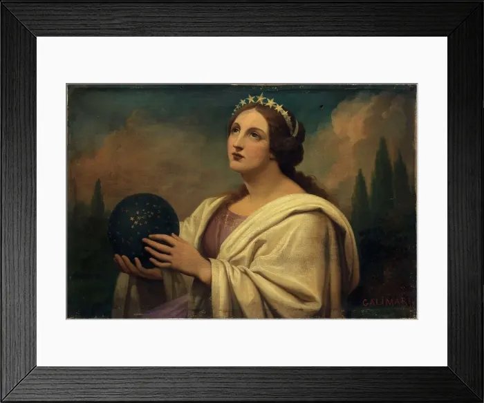Framed Print : Allegory of Science or Astronomy, 1856. Creator: Nicolas Auguste Galimard Framed Print : Allegory of Science or Astronomy, 1856. Creator: Nicolas Auguste Galimard
