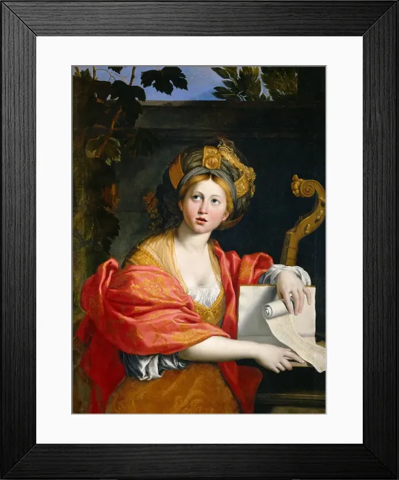 Framed Print : Sibyl, 1617. Creator: Domenichino (1581-1641) Framed Print : Sibyl, 1617. Creator: Domenichino (1581-1641)
