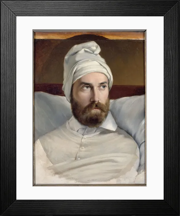 Framed Print : Portrait of Auguste Hesse (1795-1869), history painter, member of the Institute, c1870. Creator: Nicolas Auguste Galimard Framed Print : Portrait of Auguste Hesse (1795-1869), history painter, member of the Institute, c1870. Creator: Nicolas Auguste Galimard