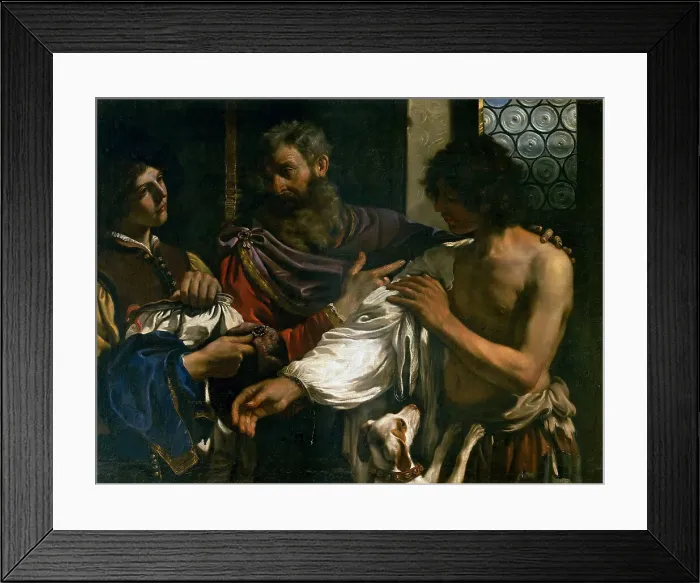 Framed Print : The Return of the Prodigal Son, 1628. Creator: Guercino (1591-1666) Framed Print : The Return of the Prodigal Son, 1628. Creator: Guercino (1591-1666)