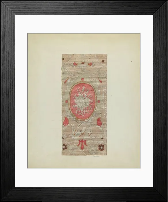 Framed Print : Brussels Carpet, c. 1937. Creator: Charlotte Winter Framed Print : Brussels Carpet, c. 1937. Creator: Charlotte Winter