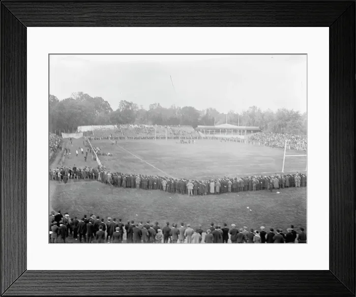 Framed Print : Football - Georgetown-Carlisle Game; Glenn Warner, 1912. Creator: Harris & Ewing. Football - Georgetown-Carlisle Game; Glenn Warner, 1912. Creator: Harris & Ewing Framed Print : Football - Georgetown-Carlisle Game; Glenn Warner, 1912. Creator: Harris & Ewing. Football - Georgetown-Carlisle Game; Glenn Warner, 1912. Creator: Harris & Ewing