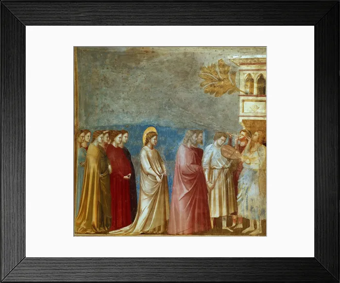Framed Print : Wedding Procession (From the cycles of The Life of the Blessed Virgin Mary), 1304-1306. Creator: Giotto di Bondone (1266-1377) Framed Print : Wedding Procession (From the cycles of The Life of the Blessed Virgin Mary), 1304-1306. Creator: Giotto di Bondone (1266-1377)