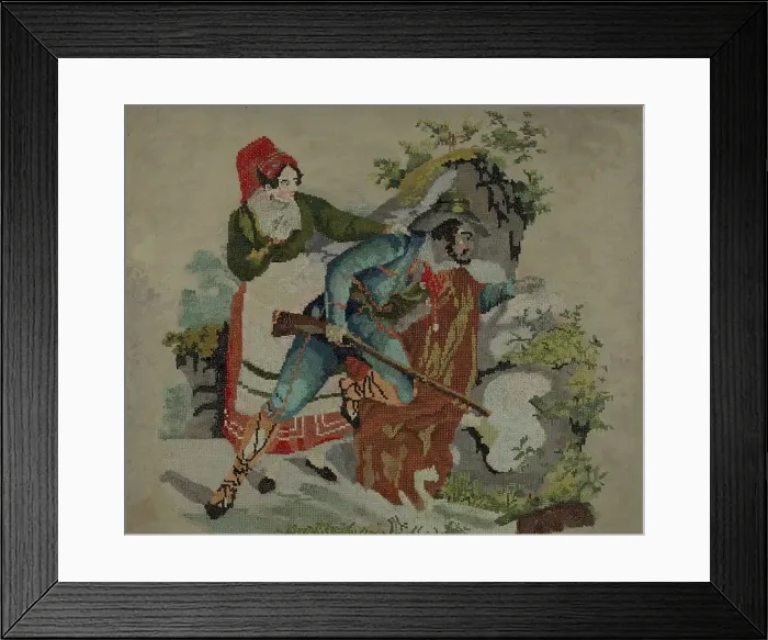Framed Print : Needlepoint, c. 1937. Creator: J. Howard Iams Framed Print : Needlepoint, c. 1937. Creator: J. Howard Iams