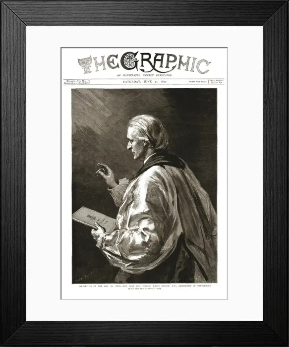 Framed Print : The Graphic, Front Cover Saturday June 21, 1890, 1890. Creator: Unknown Framed Print : The Graphic, Front Cover Saturday June 21, 1890, 1890. Creator: Unknown