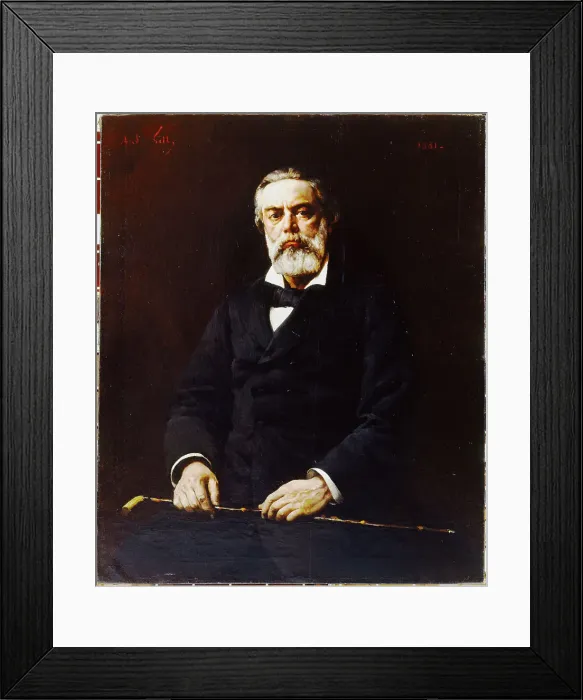 Framed Print : Jules Vallès (1832-1885), writer and journalist, 1881. Creator: Andre Gill Framed Print : Jules Vallès (1832-1885), writer and journalist, 1881. Creator: Andre Gill