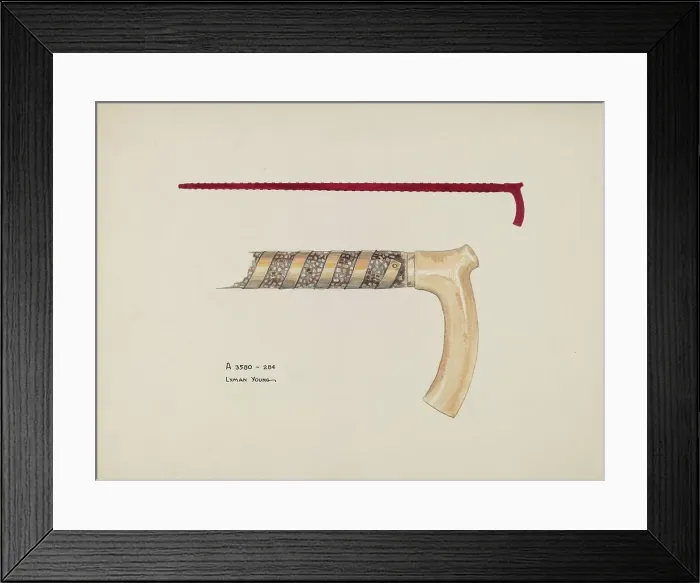 Framed Print : Walking Stick, 1935 / 1942. Creator: Lyman Young Framed Print : Walking Stick, 1935 / 1942. Creator: Lyman Young