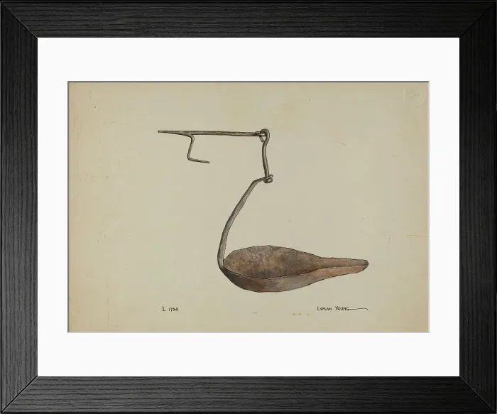 Framed Print : Lamp, c. 1937. Creator: Lyman Young Framed Print : Lamp, c. 1937. Creator: Lyman Young