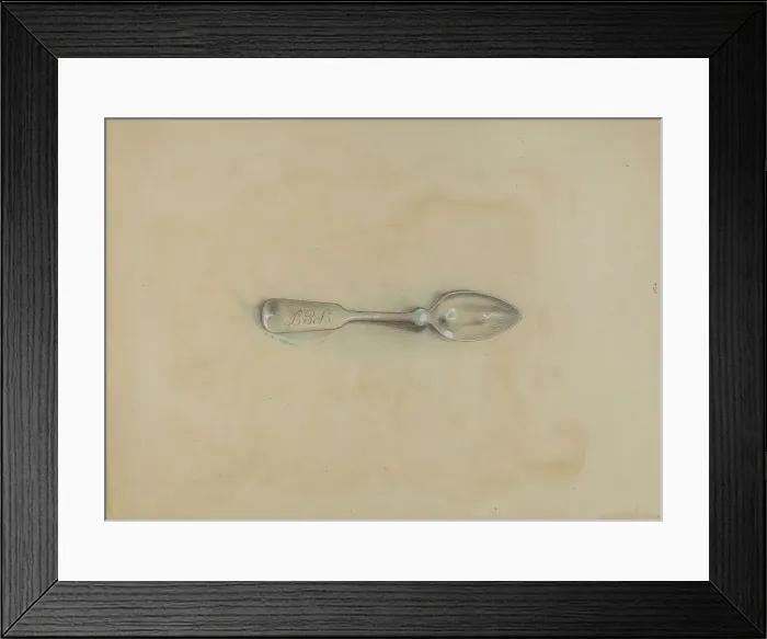 Framed Print : Silver Spoon, 1935 / 1942. Creator: Walter W. Jennings Framed Print : Silver Spoon, 1935 / 1942. Creator: Walter W. Jennings