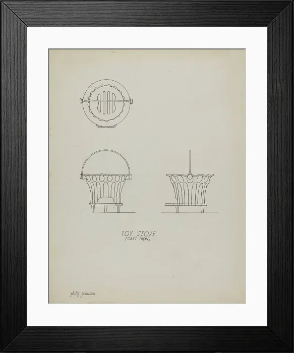 Framed Print : Toy Stove, c. 1939. Creator: Philip Johnson Framed Print : Toy Stove, c. 1939. Creator: Philip Johnson