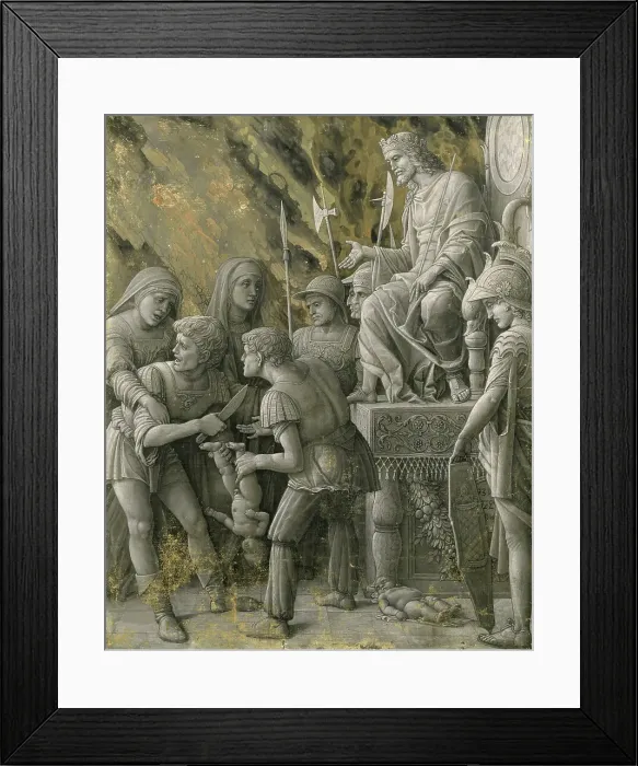 Framed Print : The Judgment of Solomon, 1495. Creator: Mantegna, Andrea (1431-1506) Framed Print : The Judgment of Solomon, 1495. Creator: Mantegna, Andrea (1431-1506)