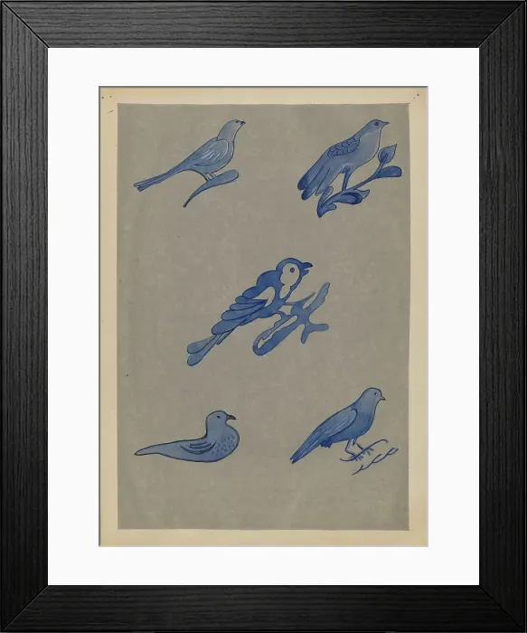 Framed Print : Decoration for Stoneware, 1935 / 1942. Creator: A. Zimet Framed Print : Decoration for Stoneware, 1935 / 1942. Creator: A. Zimet