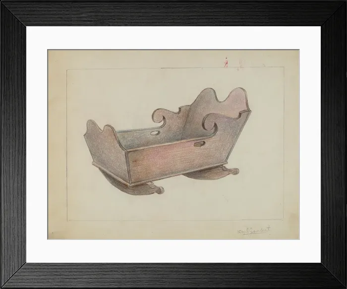 Framed Print : Cradle, c. 1936. Creator: Karl Joubert Framed Print : Cradle, c. 1936. Creator: Karl Joubert