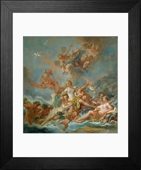 Framed Print : The Triumph of Venus, c. 1745. Creator: Boucher, François (1703-1770) Framed Print : The Triumph of Venus, c. 1745. Creator: Boucher, François (1703-1770)