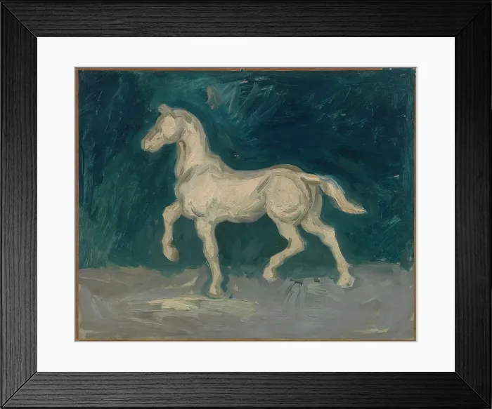 Framed Print : Horse, 1886. Creator: Gogh, Vincent, van (1853-1890) Framed Print : Horse, 1886. Creator: Gogh, Vincent, van (1853-1890)
