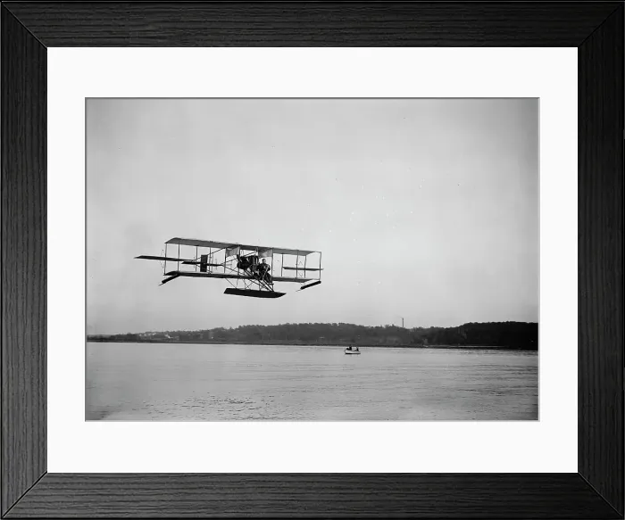 Framed Print : Lieutenant Theodore G. Ellyson, U.S.Navy, Testing Seaplane On Potomac, 1911. Creator: Harris & Ewing. Lieutenant Theodore G. Ellyson, U.S.Navy, Testing Seaplane On Potomac, 1911. Creator: Harris & Ewing Framed Print : Lieutenant Theodore G. Ellyson, U.S.Navy, Testing Seaplane On Potomac, 1911. Creator: Harris & Ewing. Lieutenant Theodore G. Ellyson, U.S.Navy, Testing Seaplane On Potomac, 1911. Creator: Harris & Ewing