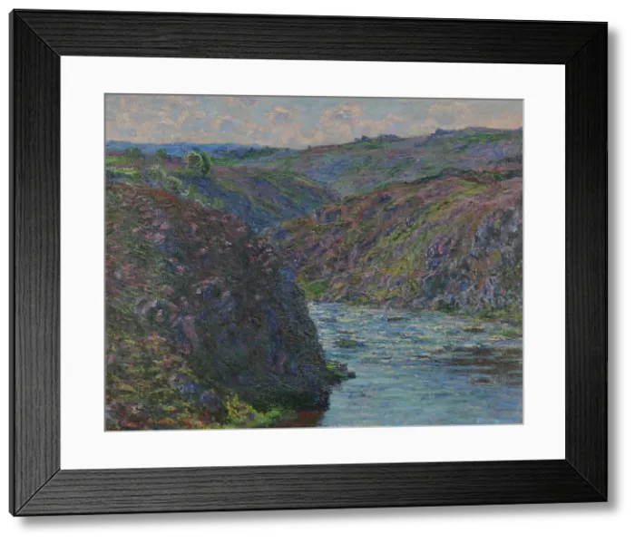 Framed Print : Les Ravins de la Creuse, 1889. Creator: Monet, Claude (1840-1926) Framed Print : Les Ravins de la Creuse, 1889. Creator: Monet, Claude (1840-1926)