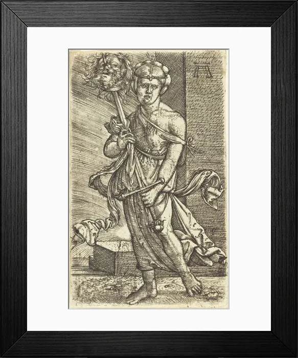 Framed Print : Judith with the Head of Holofernes, c. 1520 / 1530. Creator: Albrecht Altdorfer Framed Print : Judith with the Head of Holofernes, c. 1520 / 1530. Creator: Albrecht Altdorfer