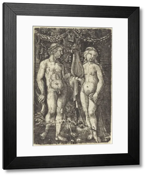 Framed Print : Hercules and a Muse, c. 1520 / 1525. Creator: Albrecht Altdorfer Framed Print : Hercules and a Muse, c. 1520 / 1525. Creator: Albrecht Altdorfer