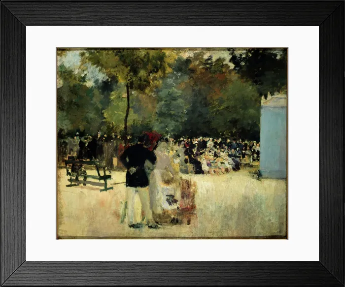 Framed Print : The Guignol in the Tuileries Garden, c1880. Creator: Emile Antoine Guillier Framed Print : The Guignol in the Tuileries Garden, c1880. Creator: Emile Antoine Guillier