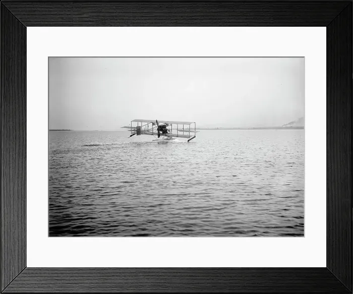 Framed Print : Lieutenant Theodore G. Ellyson, U.S.Navy, Testing Seaplane On Potomac, 1911. Creator: Harris & Ewing. Lieutenant Theodore G. Ellyson, U.S.Navy, Testing Seaplane On Potomac, 1911. Creator: Harris & Ewing Framed Print : Lieutenant Theodore G. Ellyson, U.S.Navy, Testing Seaplane On Potomac, 1911. Creator: Harris & Ewing. Lieutenant Theodore G. Ellyson, U.S.Navy, Testing Seaplane On Potomac, 1911. Creator: Harris & Ewing