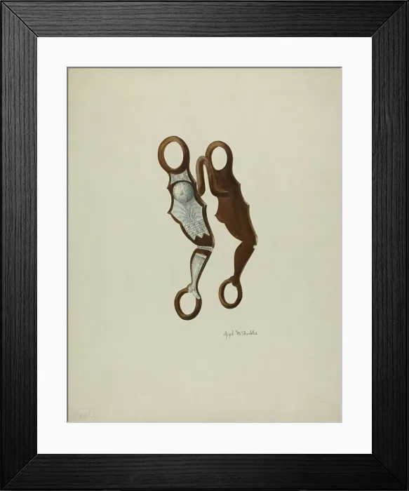 Framed Print : Bit, c. 1940. Creator: Hazel Sheckler Framed Print : Bit, c. 1940. Creator: Hazel Sheckler