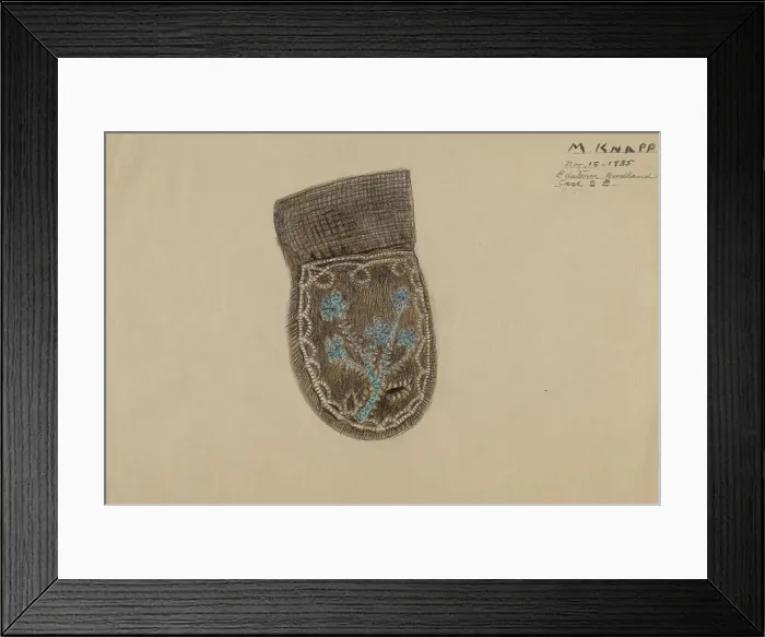 Framed Print : Mitten, 1935. Creator: Margaret Knapp Framed Print : Mitten, 1935. Creator: Margaret Knapp